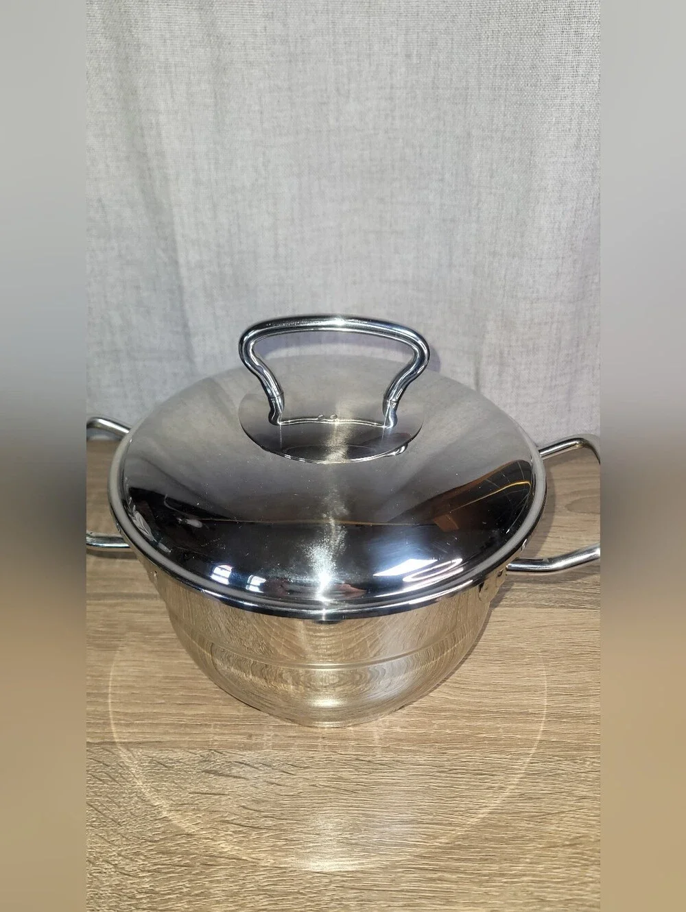 Stainless Steel Stockpot with Lid - Silver Stainless Steel